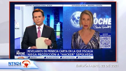 Primicia ‘La Noche’: La carta de la Fiscalía en la que niega protección al hacker Andrés Sepúlveda