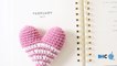 {Left-Handed} Amigurumi Crochet Heart Step-By-Step Tutorial