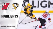 Devils @ Penguins 4/22/21 | NHL Highlights