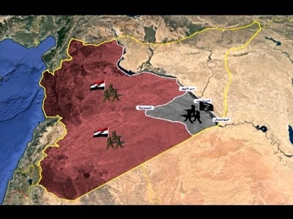 معركة التحام على طريق السخنة دير الزور -  رواند بو خزام