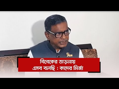বিবেকের তাড়নায় এসব বলছি : কাদের মির্জা | Jagonews24.com