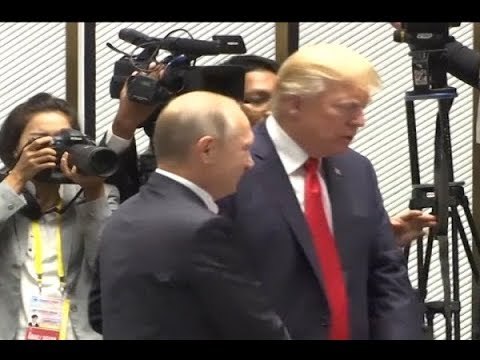 لقاء موجز بين بوتين وترامب - عنان زلزلة