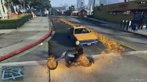 Ghost Rider Burns Train - Gta 5 Mods