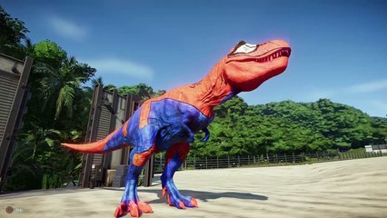 New Super Hero Mod!!! Iron Man, Spider Man, Wolverine, Batman (Jurassic World Evolution)