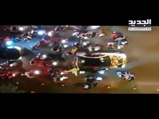 دراجات نارية تجوب شوارع بيروت دعما للرئيس الحريري