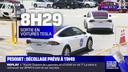 Les dernières heures de Thomas Pesquet avant le décollage