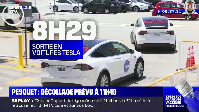 Les dernières heures de Thomas Pesquet avant le décollage