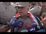 العبادي مصر على السيطرة على الحدود وأربيل ترحب بالدستور  - راوند أبو خزام