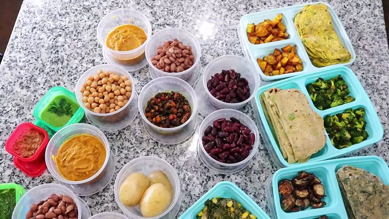 Pre Cooked Indian Meals | Healthy Meal Prep Ideas Indian| How To Cook Indian Food For A Week