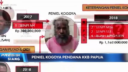 Pengakuan Peniel Kogoya Terkait Pendanaan Senjata KKB Papua