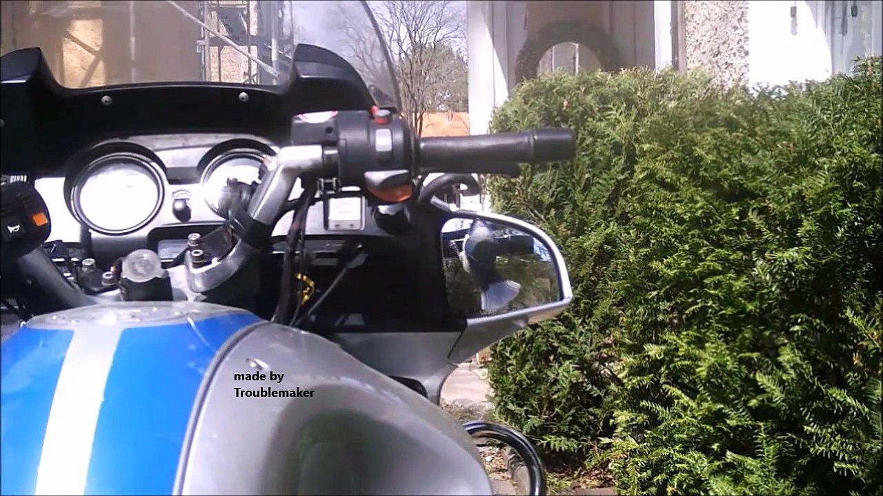 Fat boy fighting with the police bike