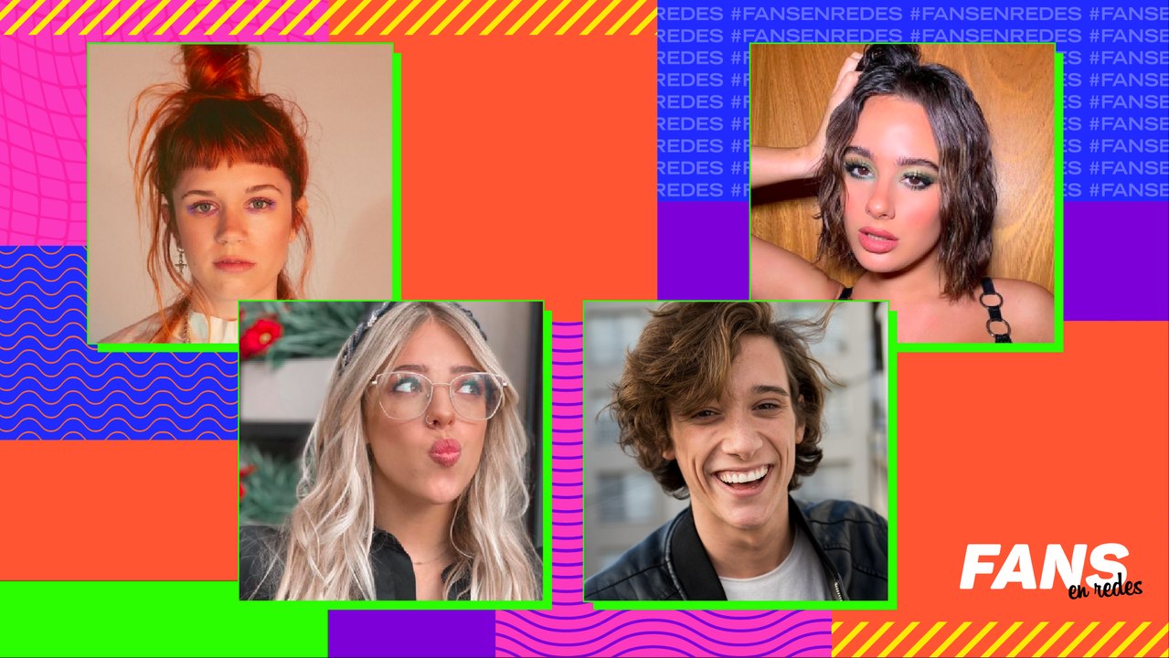 Co Isla, Nati J, Lucas Spadafora y Flor Jazmín en Fans En Redes