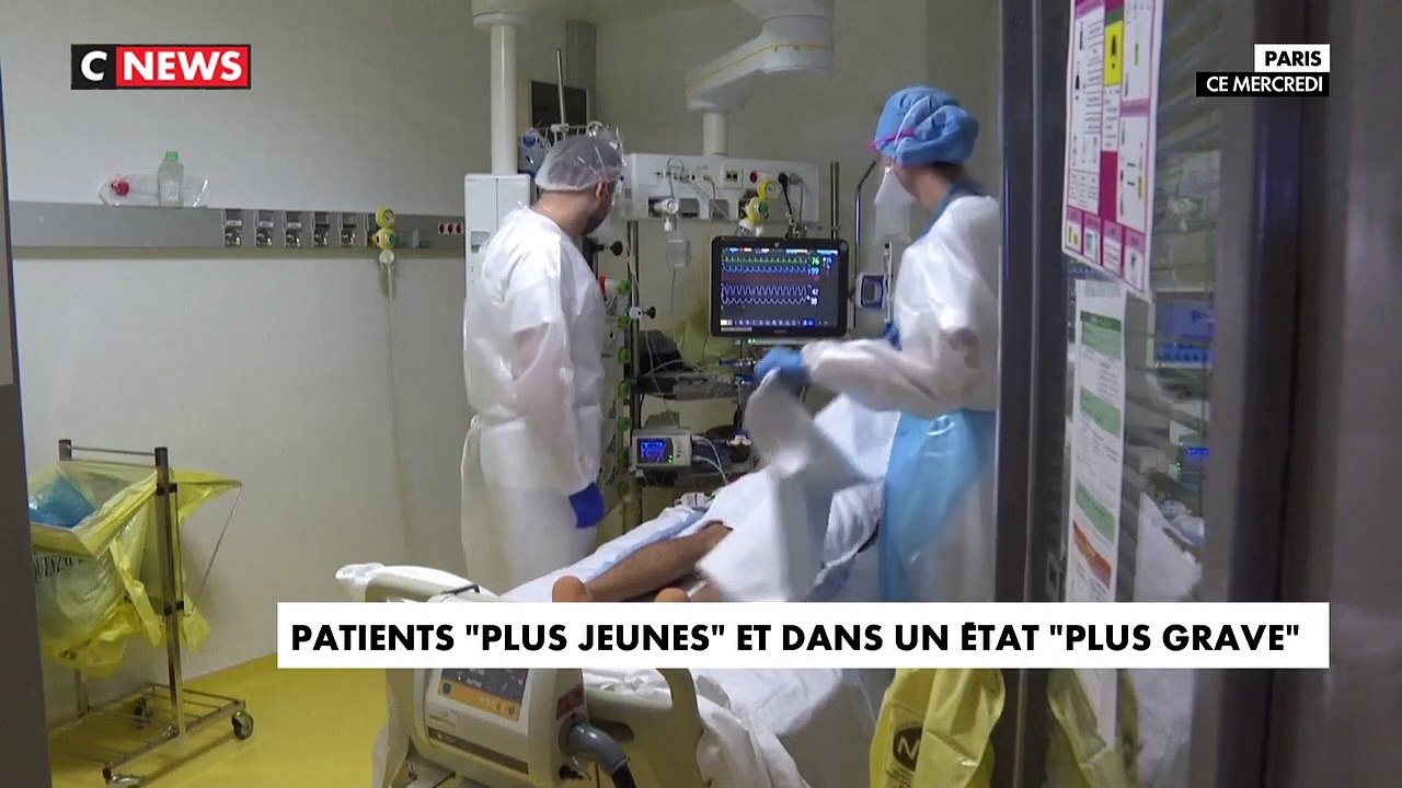 Coronavirus - Submergée par la troisième vague de Covid-19, la réanimation de l'Institut Mutualiste Montsouris à Paris accueille des patients de plus en plus jeunes, avec une forme grave du virus