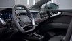 Audi Q4 Sportback e-tron Interior Design in Floret silver in Studio