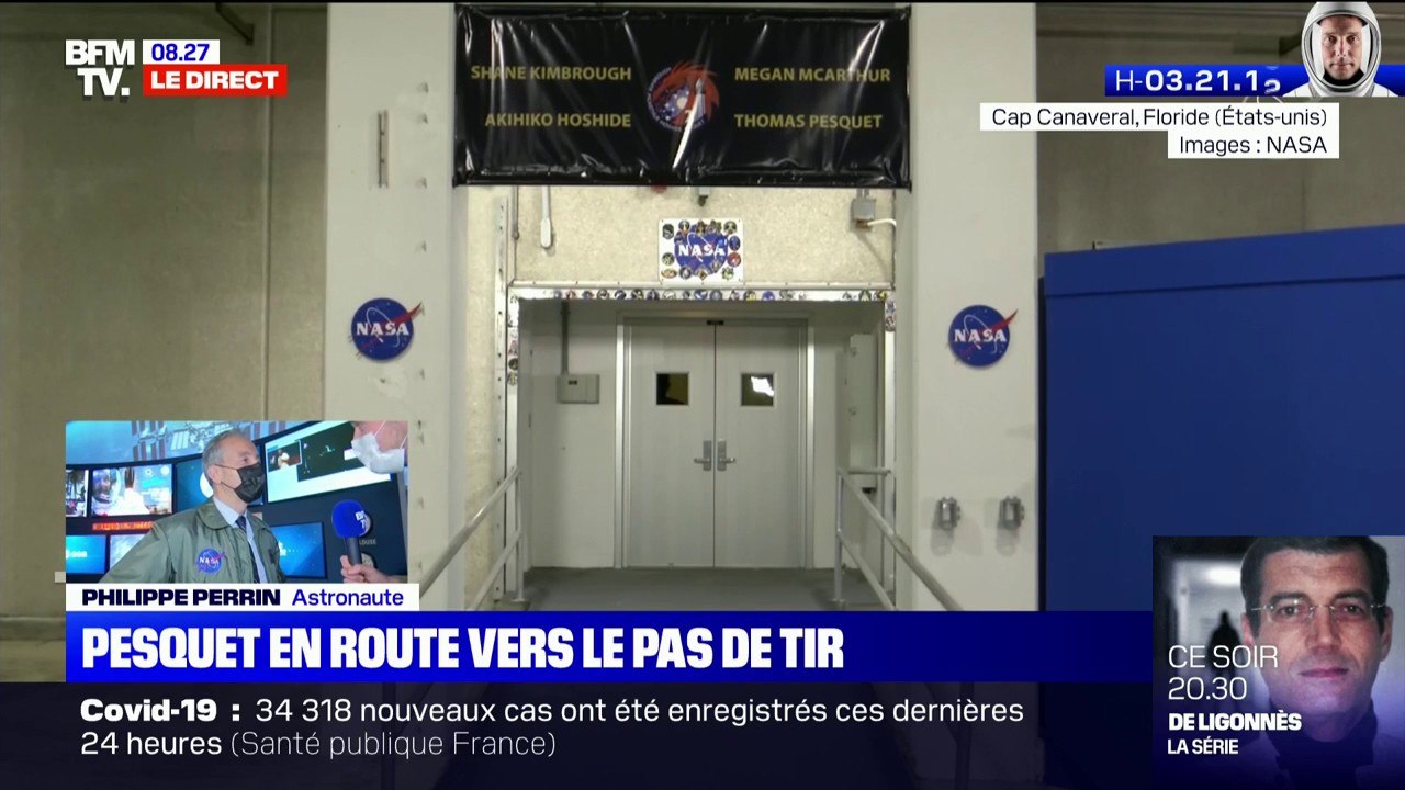 Philippe Perrin, astronaute: "Je trouve Thomas Pesquet à la fois serein et un peu tendu, c'est le bon état d'esprit pour partir dans une fusée"