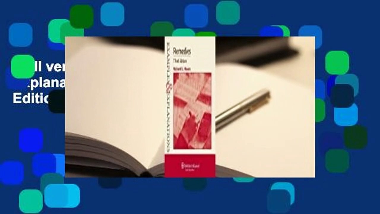 Full version  Examples & Explanations: Remedies, Third Edition  Review