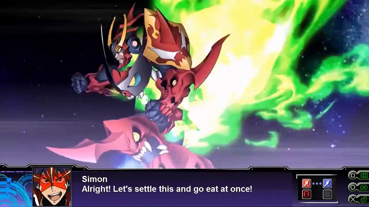 Super Robot Wars Z3: Tengoku Hen - Tengen Toppa Gurren Lagann All Attacks (English Subs)