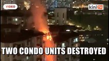 Fire breaks out at Bukit OUG condominium, two condo units destroyed