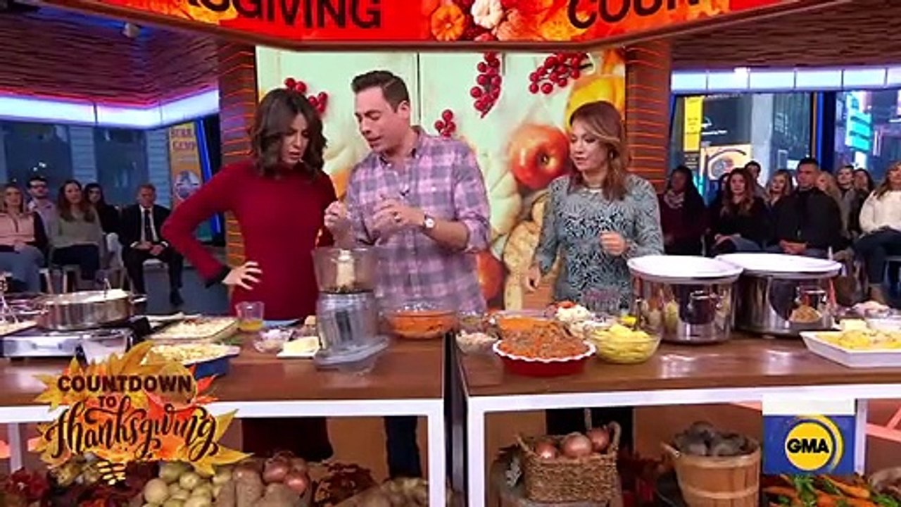 Countdown To Thanksgiving Mashed Potatoes 3 Ways L Gma video Dailymotion