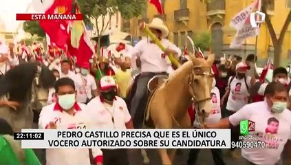 Pedro Castillo desautoriza a Zaida Arias y dice que no cerrará el Congreso