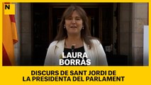Discurs de Sant Jordi de la presidenta del Parlament, Laura Borràs