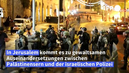 Gewalt in Jerusalem: Mehr als hundert Verletzte