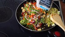 Easy Vegan Recipe: Rice Noodles W/ Vegan Chicken & Vegetables