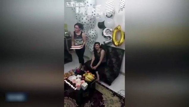 Doğum günü partisi faciayla bitti