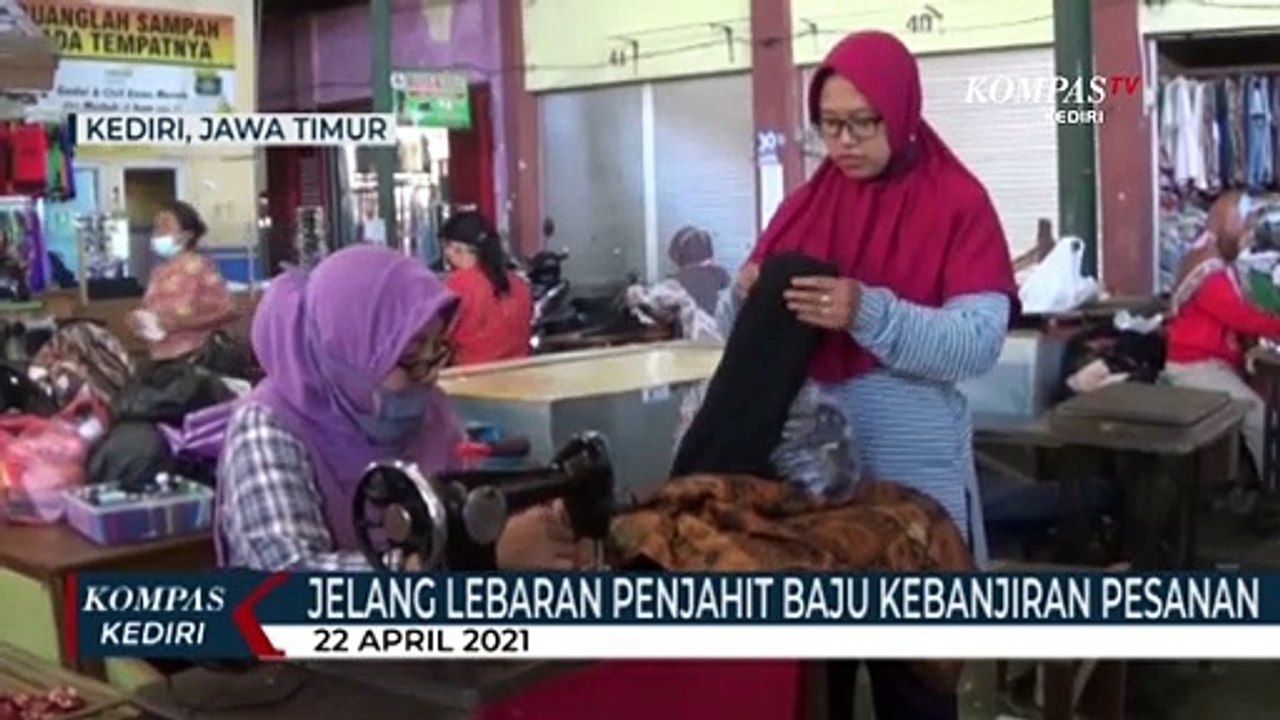 Jelang Idul Fitri Para Penjahit Baju Kebanjiran PesananJelang Idul Fitri Para Penjahit Baju Kebanjir