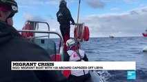 Hopes fading in search for migrant boat capsized off Libyan coast