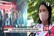 Keiko Fujimori compara a Pedro Castillo con Hugo Chávez: 