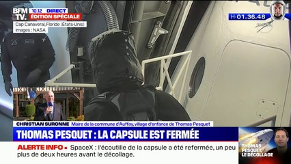 Christian Suronne, maire du village d'enfance de Thomas Pesquet: "Thomas est quelqu'un d'attachant"