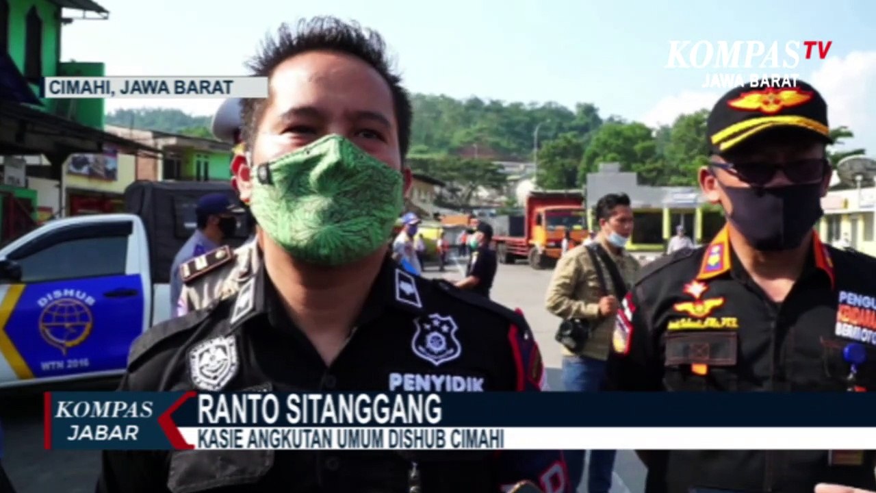 Bus Pemudik Disita Petugas di Tol Purbaleunyi