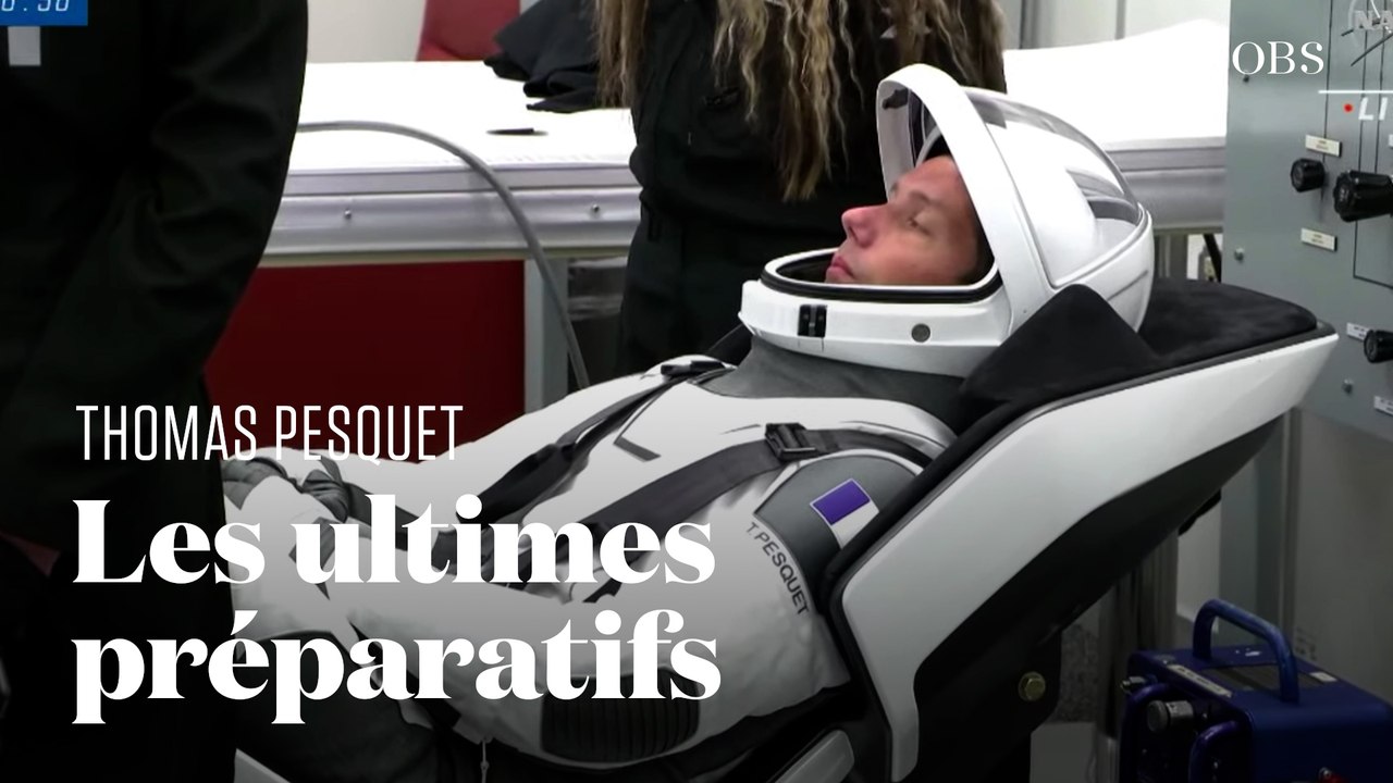 Thomas Pesquet : les ultimes préparatifs avant le décollage avec la fusée de SpaceX