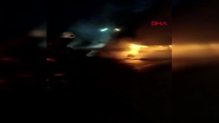 MALATYA SEYİR HALİNDEKİ OTOMOBİL, ALEV ALEV YANDI