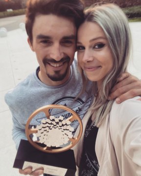 Marion Rousse et Julian Alaphilippe s'affichent plus mignons que jamais après la victoire de Julian !