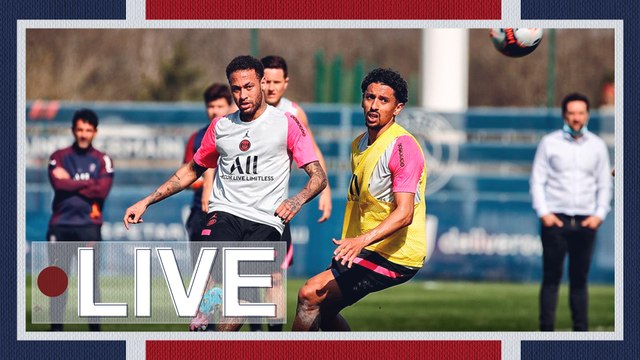 Replay : L'entraînement veille de FC Metz - Paris Saint-Germain