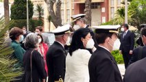 La princesa Leonor y la infanta Sofía, juntos a Felipe y Letizia, de visita oficial en Cartagena