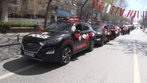 İstanbul Emniyet Müdürlüğü, 23 Nisan dolayısıyla konvoy oluşturdu