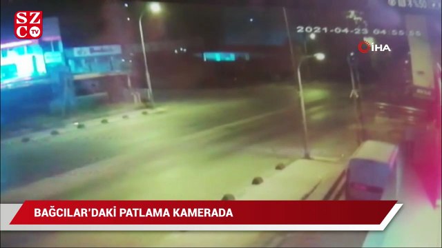 Bağcılar'da ambalaj fabrikasındaki patlama kamerada