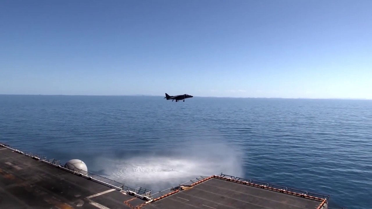 AV-8B Harrier II Vertical Take Off - Landing - Flight Ops