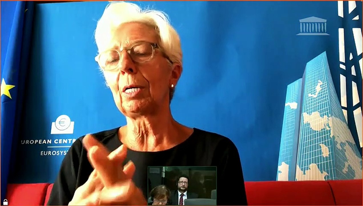 Assemblée parlementaire franco-allemande : Mme Christine Lagarde, pdte de la Banque centrale européenne ; Rapport annuel sur la coopération parlementaire franco-allemande - Lundi 21 septembre 2020