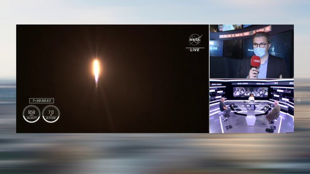 Décollage réussi pour Thomas Pesquet : «c'est la concrétisation de tout un travail, de toute une expérience de plusieurs décennies»