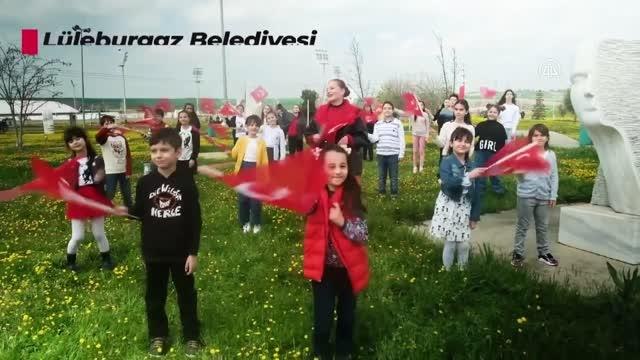 Son dakika haberi | KIRKLARELİ - Sanatçı Candan Erçetin'den 23 Nisan Ulusal Egemenlik ve Çocuk Bayramı'na özel klip