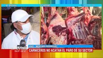 La venta de carne de res en mercados de La Paz es normal