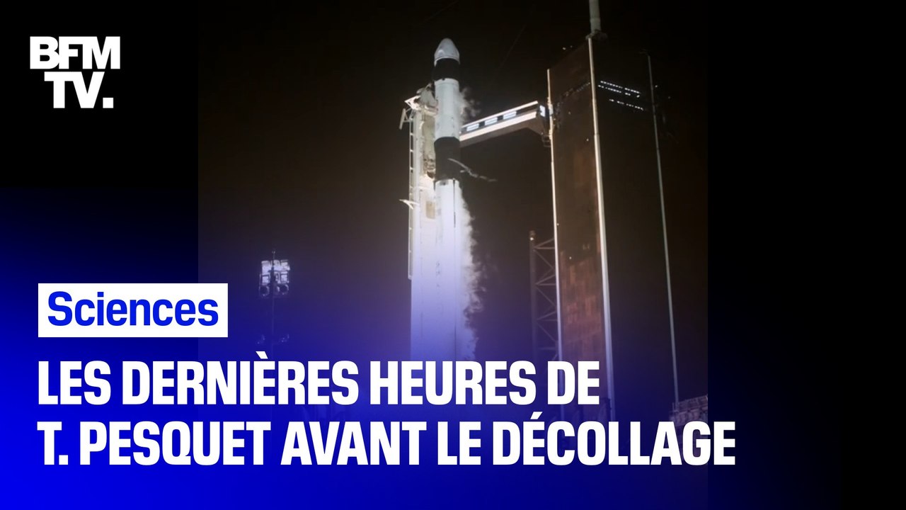 Thomas Pesquet: ses dernières heures avant le décollage pour l'ISS
