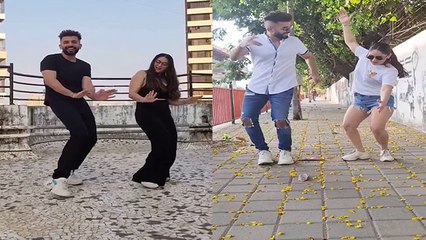Maahi Vij और Jay Bhanushali ने लिया Couple चैलेंज; Watch Video|FilmiBeat