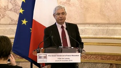 Ouverture de la cérémonie de remise du "Prix Grand témoin" de la France Mutualiste  - Jeudi 24 novembre 2016