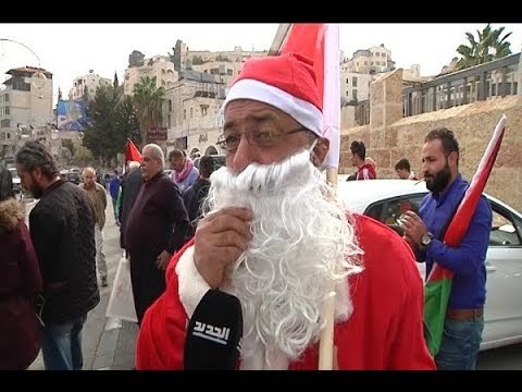 الاحتلال يعتدي على بابا نويل في مهد المسيح - نزار حبش