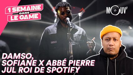 Damso, Sofiane x Abbé Pierre, JuL roi de Spotify